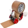 Ruban adhesif q-connect polypropylene 100mx50mm pour un emballage silencieux coloris havane
