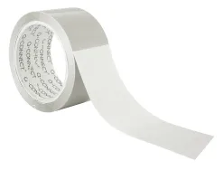 Ruban adhesif q-connect polypropylene 60 microns sans solvant recyclable silencieux 50mmx66m coloris transparent