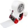 Ruban adhesif q-connect polypropylene 45 microns 66mx75mm pour emballage coloris blanc