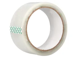 Ruban adhesif q-connect polypropylene transparent pour emballage 132mx50mm