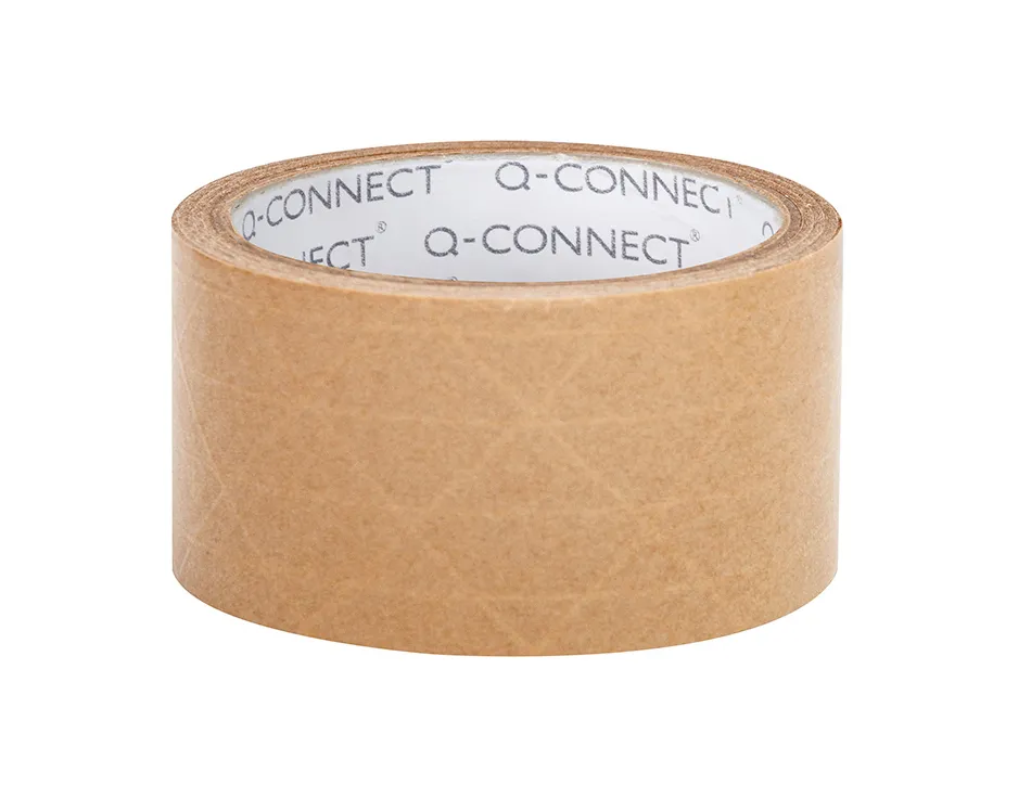 Ruban adhesif q-connect pour emballage kraft renforce 50mx50mm