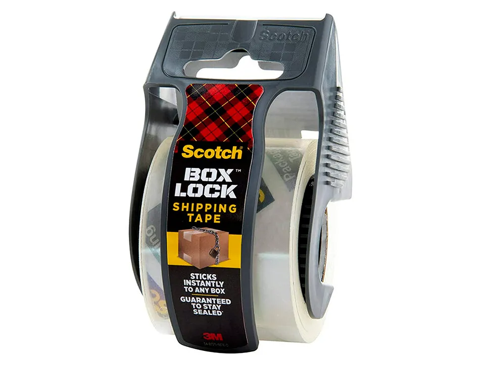Ruban adhesif scotch box lock extra fort 48mm x 20,3m transparent