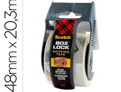 Ruban adhesif scotch box lock extra fort 48mm x 20,3m transparent