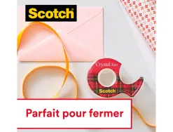 Ruban adhesif scotch cristal multipack de 14 rouleau 19mm x 33