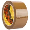 Ruban adhesif scotch emballage polypropylene silencieux 50x66m paquet 6 rouleaux coloris havane