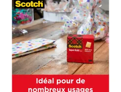 Ruban adhesif scotch super hold 1 rouleau 19mm x 25,4m