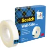 Ruban adhesif scotch wall-safe 19mmx20,3m transparent