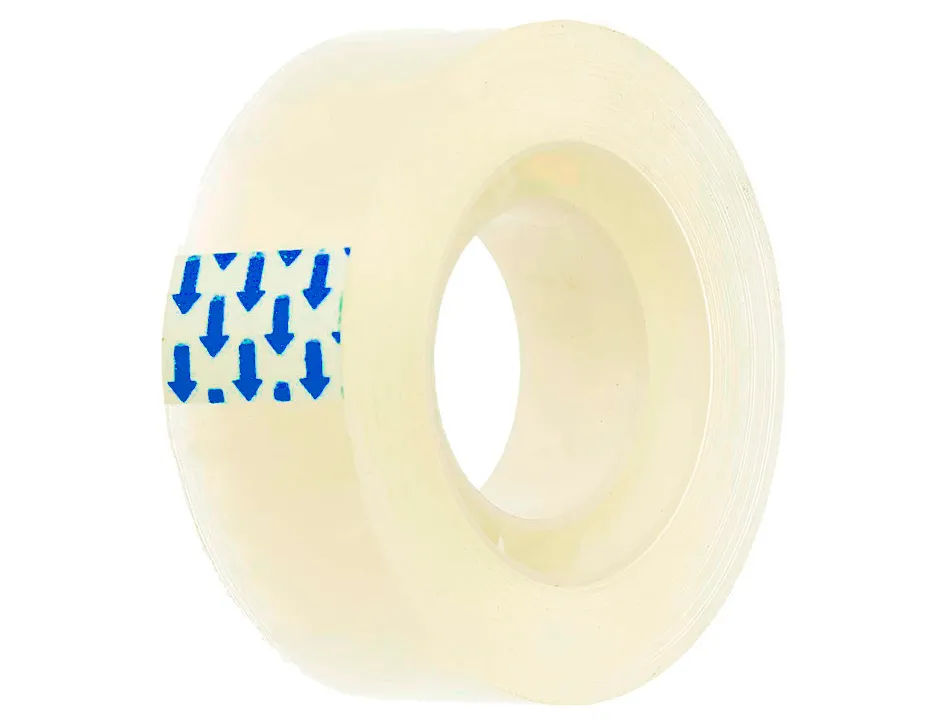 Ruban adhésif q-connect économique résistant transparent 19mmx33m