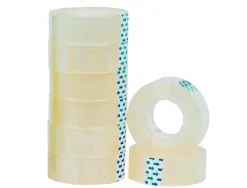 Ruban adhésif q-connect économique résistant transparent 19mmx33m