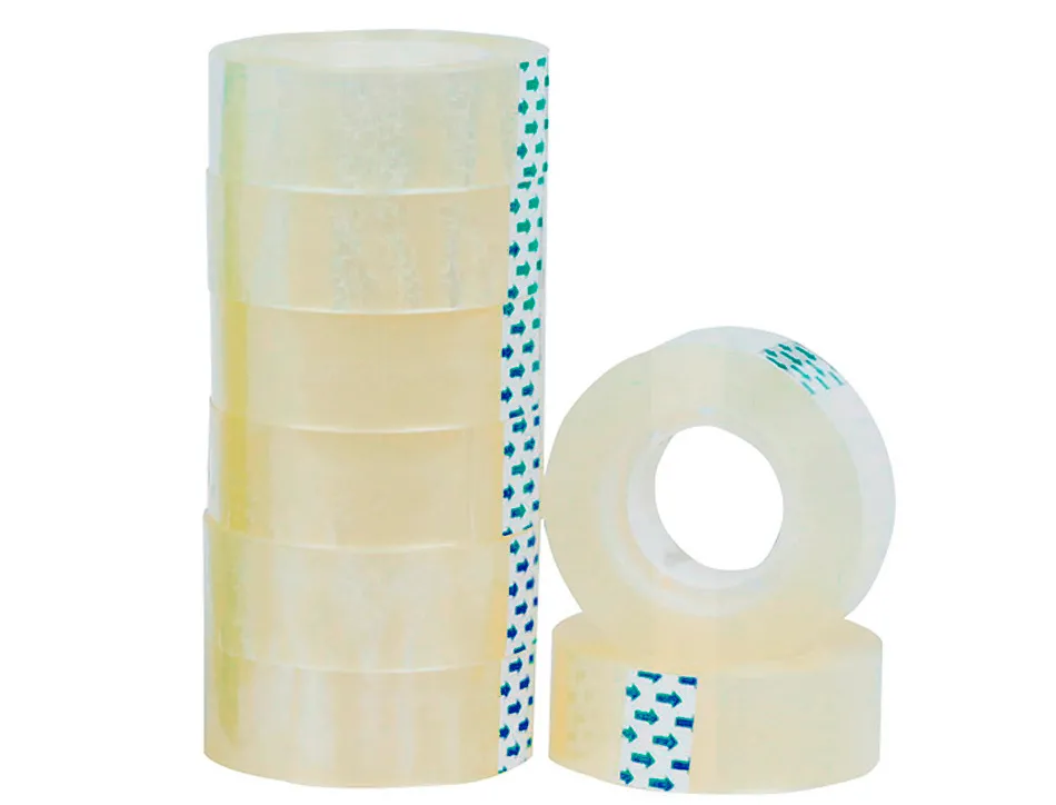 Ruban adhésif q-connect économique résistant transparent 19mmx33m