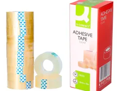Ruban adhésif q-connect économique résistant transparent 12mmx33m