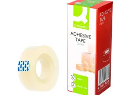 Ruban adhésif q-connect économique résistant transparent 15mmx33m
