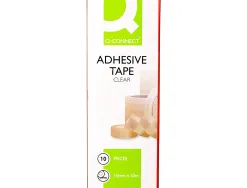 Ruban adhésif q-connect économique résistant transparent 15mmx33m