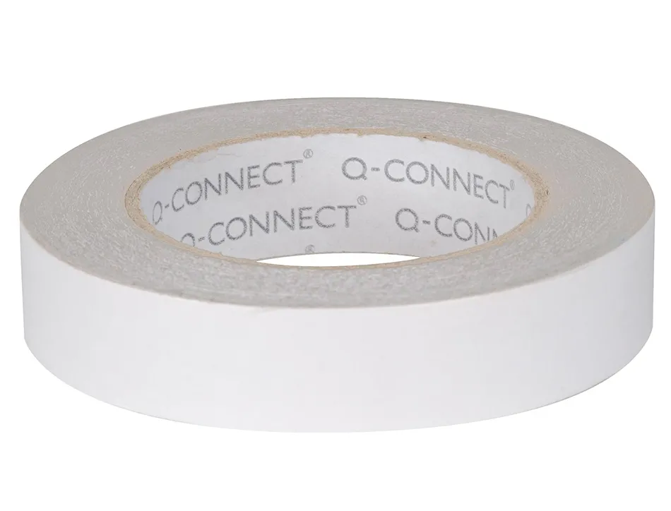 Ruban adhésif q-connect double face multiples fixations différents types surfaces 25mmx33m