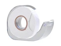 Ruban adhésif q-connect double face multiples fixations différents types surfaces 25mmx33m
