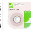 Ruban adhésif q-connect double face 10mx12mm avec dévidoir