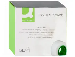 Ruban adhésif q-connect invisible économique 19mmx33m boîte individuelle