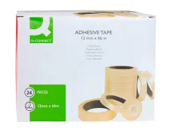 Ruban adhésif q-connect 66mx12mm sachet cellophane