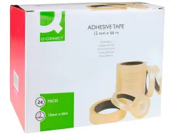 Ruban adhésif q-connect 66mx12mm sachet cellophane