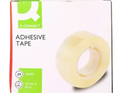 Ruban adhésif q-connect 33mx19mm sachet cellophane