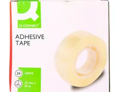 Ruban adhésif q-connect 33mx12mm sachet cellophane