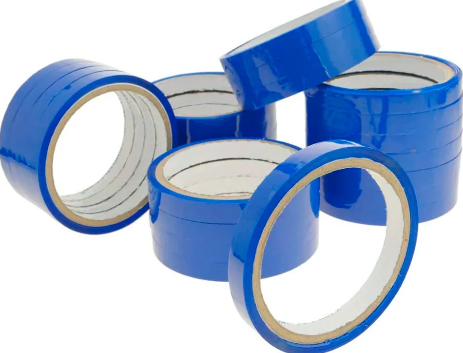 Ruban adhésif q-connect scelleuse sac 9mmx66m coloris bleu