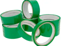 Ruban adhésif q-connect scelleuse sac 9mmx66m coloris vert