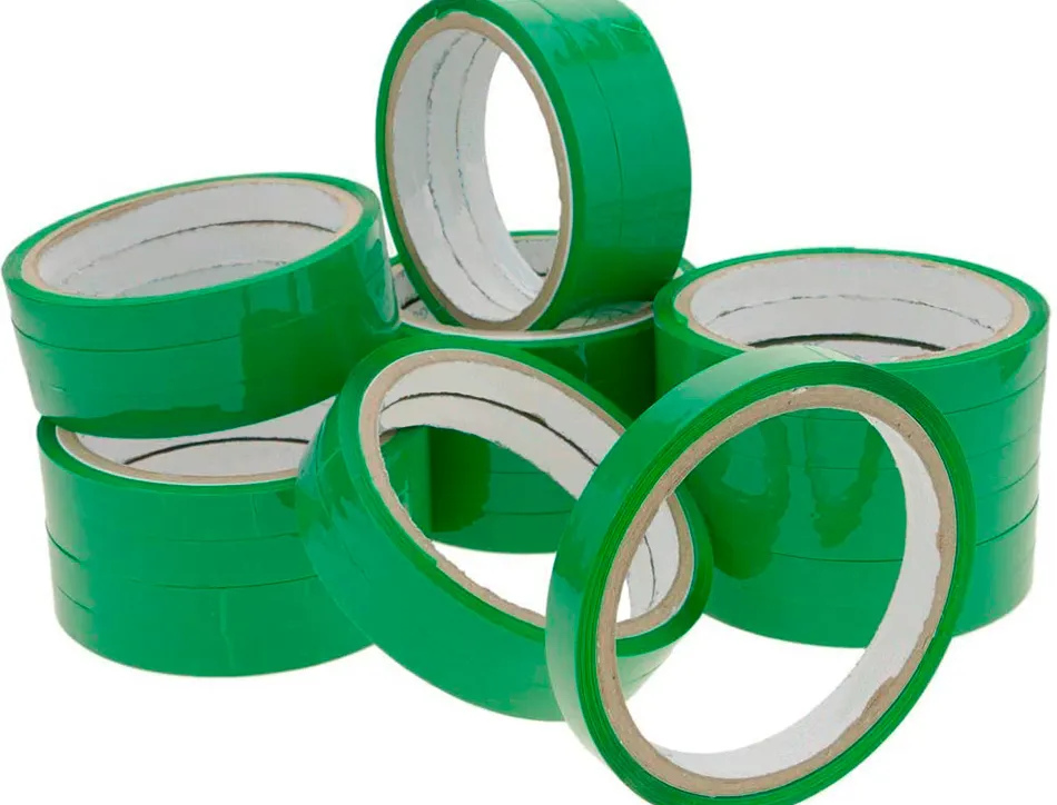 Ruban adhésif q-connect scelleuse sac 9mmx66m coloris vert