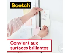 Ruban adhésif scotch crystal transparent dévidoir carte 19mmx7.5m