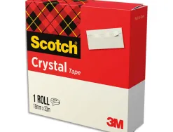 Ruban adhésif scotch crystal 600 19mmx33m boîte individuelle