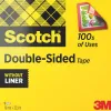Ruban adhésif scotch double face 665 sans intercalaire 19mmx33m