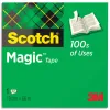 Ruban adhésif scotch magic 810 permet écrire invisible 19mmx66m boîte individuelle