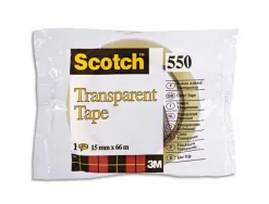 Ruban adhésif scotch transparent résistant 15mmx66m sachet