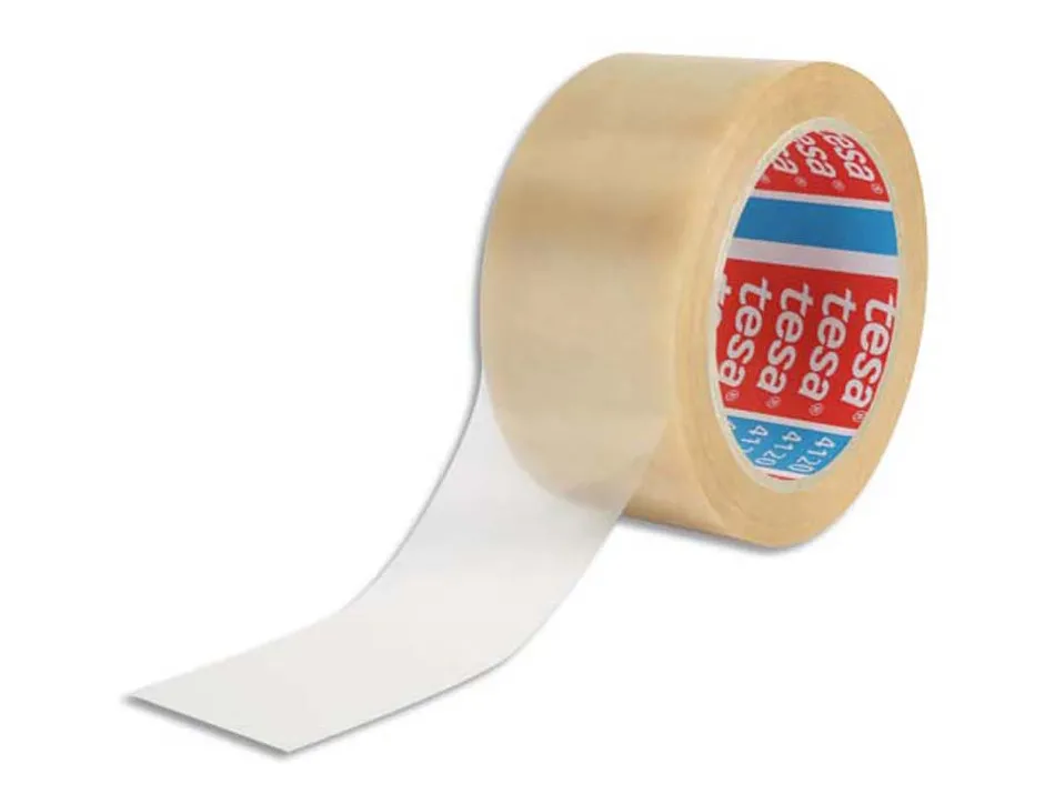 Ruban adhésif tesa emballage pvc transparent 50 mm x 66 m