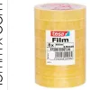 Ruban adhésif tesa polypropylène déroulement silencieux 19mmx66m tour 8 rouleaux