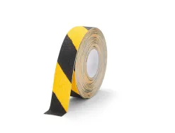 Ruban antiderapant durable duraline grip+ 50mmx15m coloris jaune/noir