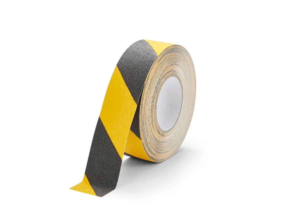 Ruban antiderapant durable duraline grip 50mmx15m coloris jaune/noir