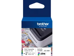 Ruban brother cz1005 50mm/5m etiquettes impression couleur