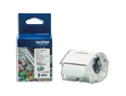 Ruban brother cz1005 50mm/5m etiquettes impression couleur