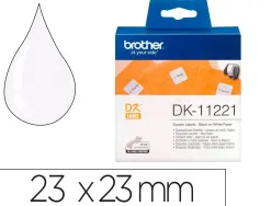 Ruban brother ql 23x23mm boite de 1000