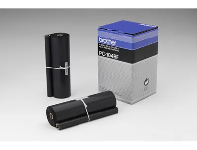 Ruban brother transfert thermique fax pc104rf pack 4 recharges 4x700p
