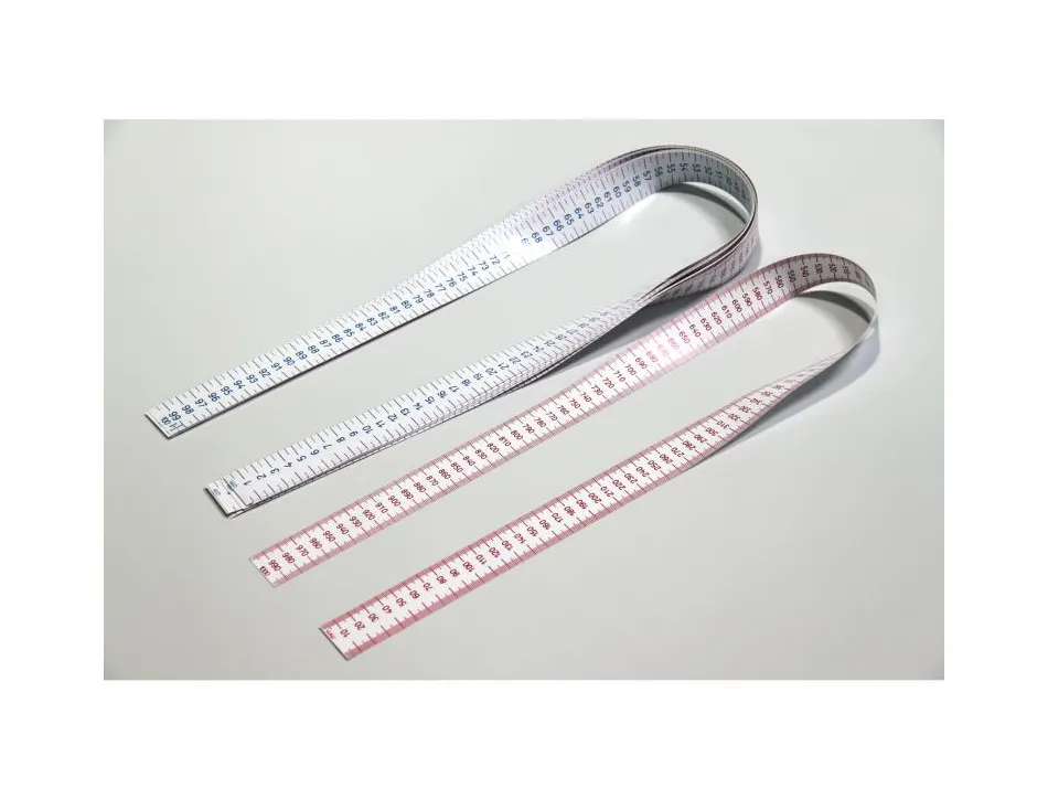 Ruban de mesure wisner souple 100 cm cote bleu et cote rouge avec graduation millimetres lot de 10
