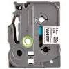Ruban laminé tze pour titreuse brother p-touch tze251 24mm coloris impression noir/blanc