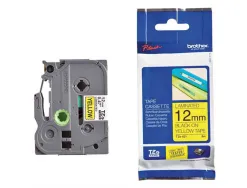 Ruban laminé tze pour titreuse brother p-touch tze731 12mm coloris impression noir/vert