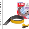 Ruban magnétique apli adhésif permanent 19mmx1m