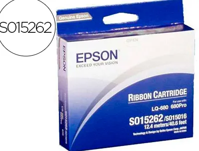 Ruban matricielle epson c13s015262 couleur noir