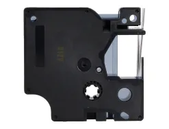 Ruban q-connect noir-transparent 12mm x 7mt d1 0-45010