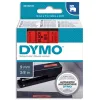 Ruban titreuse dymo d1 9mmx7m coloris impression noir/rouge