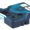 Ruban titreuse dymo d1 12mmx7m coloris impression noir/bleu