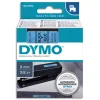 Ruban titreuse dymo électronique standard d1 9mmx7m 30g coloris impression noir/bleu